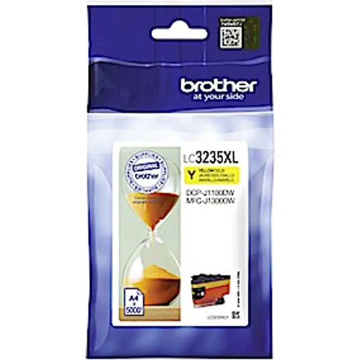 Brother Original Tintenpatrone LC-3235XLY Gelb (für Brother DCP-J1100DW und MFC-J1300DW) ca. 5000 Seiten nach ISO Standard 24711