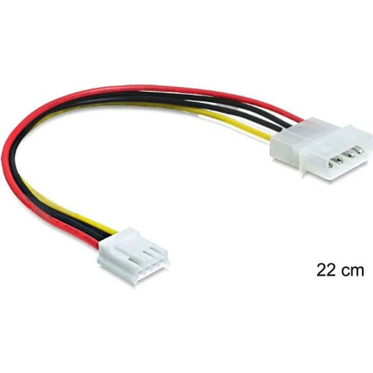 DeLOCK - Stromkabel - 4-Pin-Mini-Stromversorgungsstecker (W) - bis - interne Stromversorgung, 4-polig (M) - 30 cm (83184)