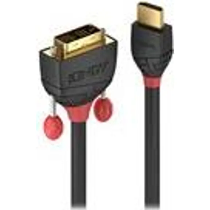 1m HDMI an DVI Kabel, Black Line