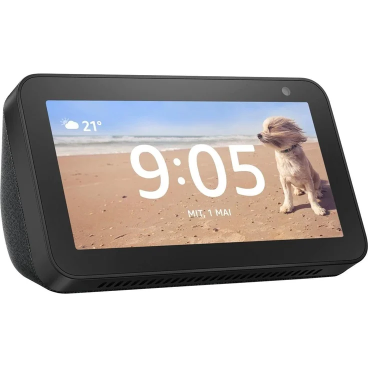 Amazon Echo Show 5 (1. Generation, 2019) Smart Display mit Alexa, durch Alexa in Verbindung bleiben, Anthrazit – Bild 2