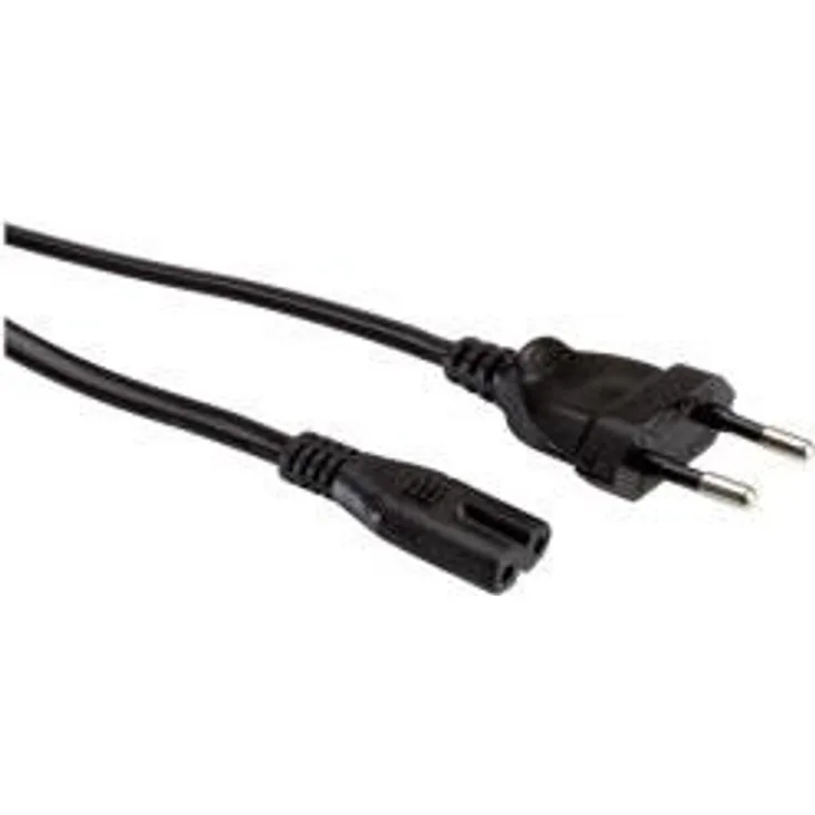 Nilox Alim Iec320-c7 (8 Form) - Eu Mt. 5 5m IEC 320 Schwarz - Stromkabel (5 m, Männlich-Weiblich, IEC 320, Schwarz)