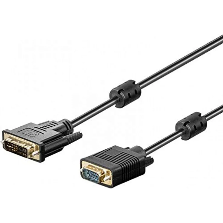 Akyga AK-AV-03 VGA DVI 24+5 pin Kabel Konverter für PC Video Stecker 1.8m