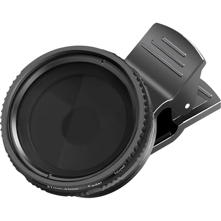 Neewer 37mm angeklammerter ND 2-400 Handy-Objektiv-Filterset: Einstellbare Neutral Density Filter mit Telefonklemme für iPhone/Samsung/HTC/Motorola/iPad und andere Smartphones