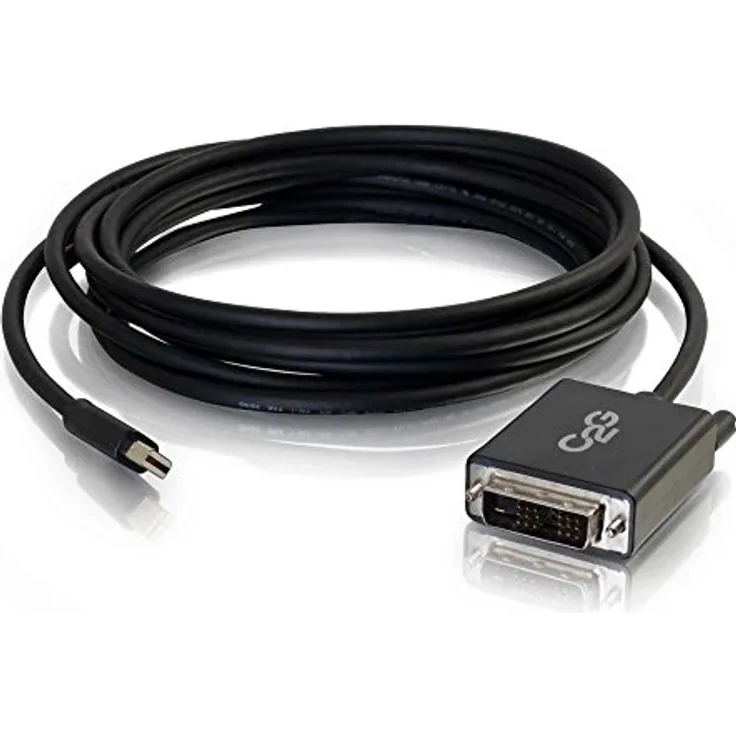 C2G Mini DisplayPort to DVI-D Adapter Cable - DisplayPort-Kabel - Single Link - Mini DisplayPort (M) bis DVI-D (M) - 2 m - Schwarz