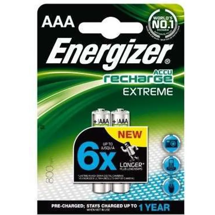 Energizer Extreme AAA 800 mAh 2er Blister