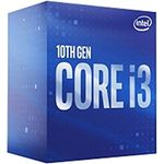 Intel Core i3-10100F, 4 Kerne (8 Threads), 3,6 - 4,3 GHz, Boxed (ohne Kühler) (BX8070110100F)
