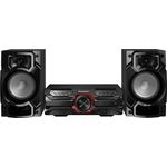 Panasonic SC-AKX320 High Power Heimkinoanlage (450W, 16cm Woofer, 6cm Tweeter, Bluetooth, USB Dual, CD, AUX, DJ Jukebox, DJ-Funktion, Hi-Fi, Sound Nickel) schwarz