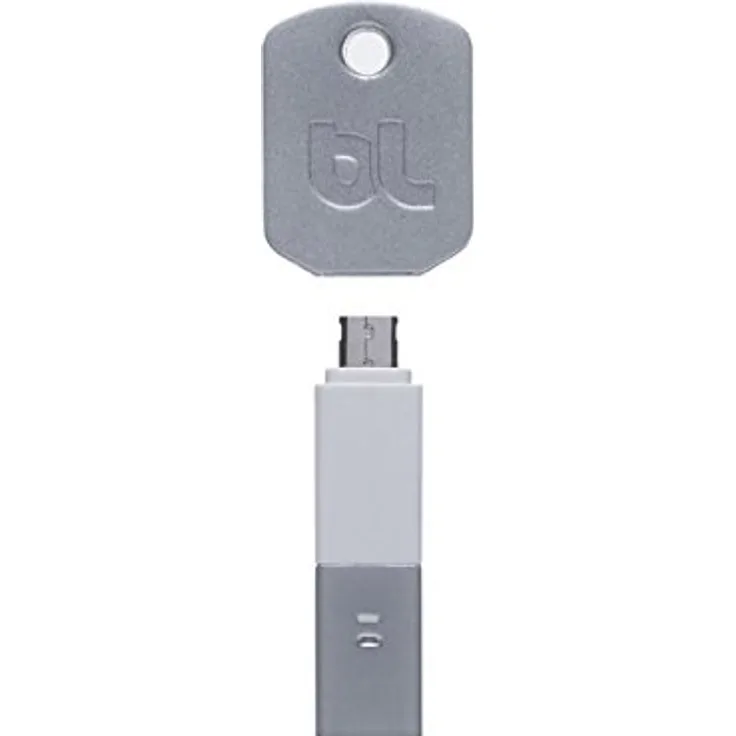 BlueLounge Kii USB-Adapter auf Micro-USB (für Smartphones, Tablets u.a.) weiß