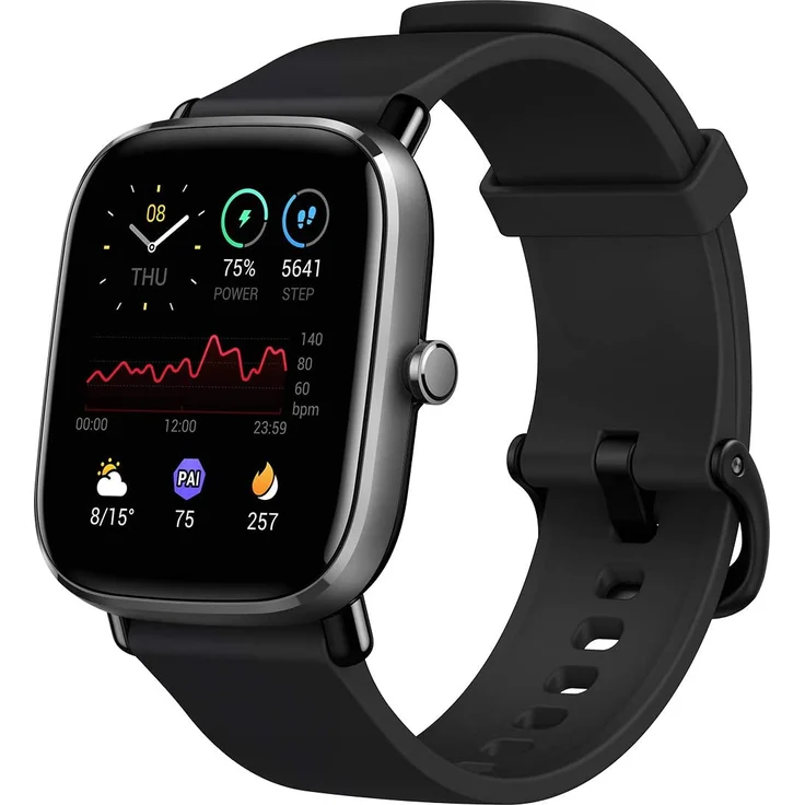 Amazfit GTS 2 Mini Smartwatch Unisex, Einheitsgröße, Silikonarmband, Midnight Black – Bild 3