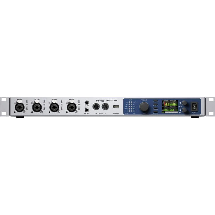 RME Fireface UFX II, 60-Channel, 192 kHz, USB Audio Interface, 19'', 1 HU