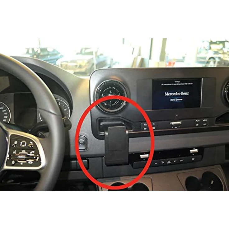 Brodit ProClip Fahrzeughalter 213556, Made IN Sweden, für Mercedes Benz Sprinter 2019-2020, passt für alle Brodit Gerätehalter