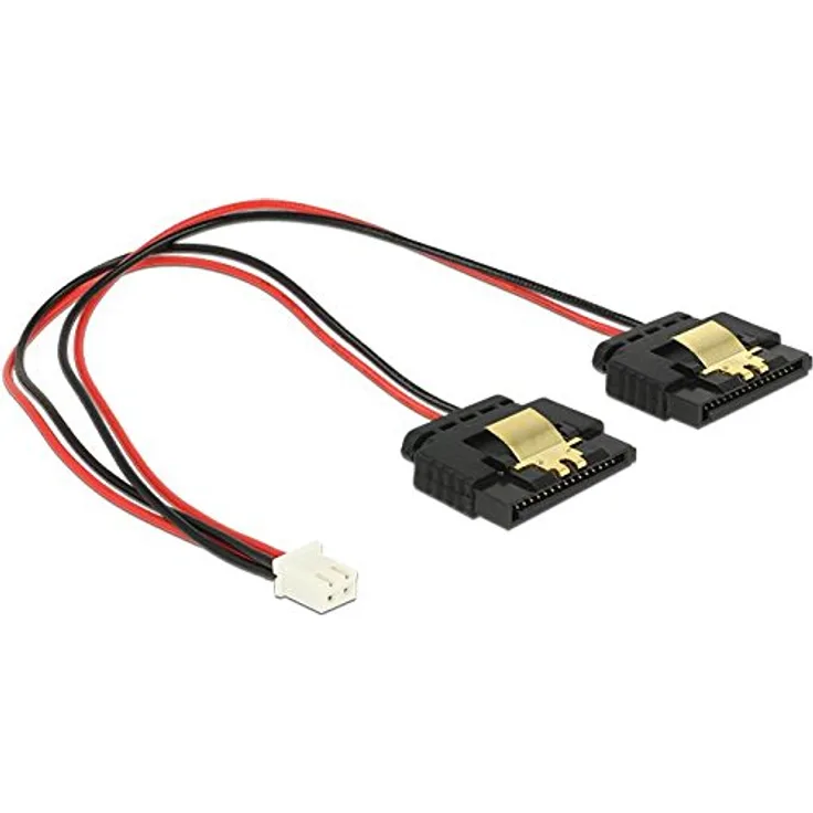 DeLOCK - Netzteil - interne Stromversorgung, 2-polig (W) bis SATA Leistung (W) 20 cm (85249)
