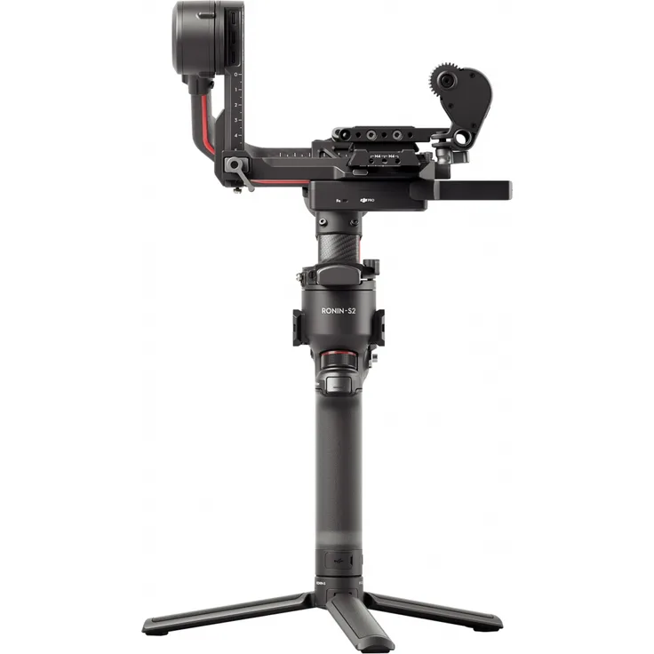 DJI RS 2 Pro Combo - 3-Achsen-Stabilisator-Gimbal für spiegellose/DSLR-Kameras, Nikon Sony Panasonic Canon Fujifilm, Ronin S, 4,5kg Zuladung, Kohlefaser, Focus Motor, Bildübertragungsgerät - Schwarz