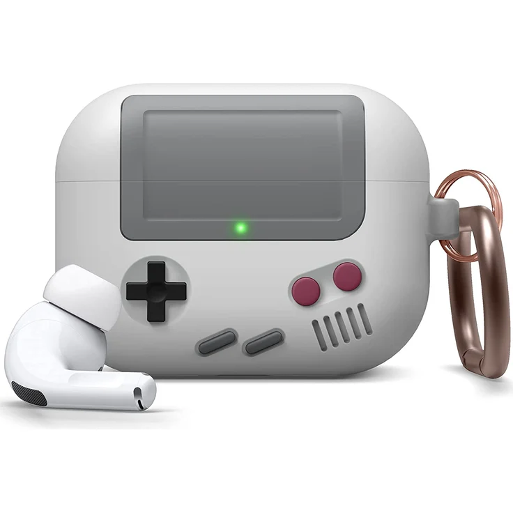 elago AW5 Hülle Silikon Case Kompatibel mit Apple AirPods Pro Hülle Ladecase grau - Preisvergleich – Bild 1