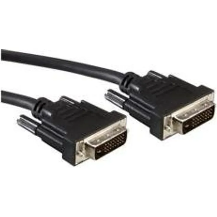 Nilox 2.0 m DVI-D M/M Kabel DVI (DVI, DVI-D, männlich, männlich, Schwarz)