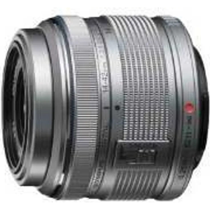 Olympus M.Zuiko Digital 14-42mm F3.5-5.6 II R Objektiv, Standardzoom, geeignet für alle MFT-Kameras (Olympus OM-D & PEN Modelle, Panasonic G-Serie), silber