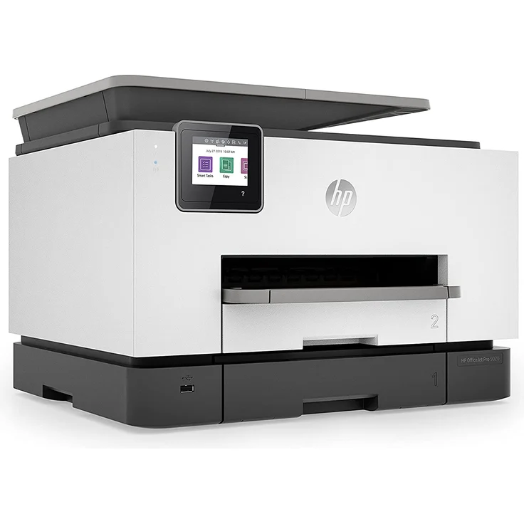 HP OfficeJet Pro 9020 (4-in-1) Multifunktionsdrucker - (Thermal Inkjet) Farbe, Druckgeschwindigkeit: 22 s/w, 18 Farbe, Auflösung: 1200 x 1200, USB, LAN, RJ-11, WLAN, AirPrint, NFC, WiFi-Direct, Instant Ink (1MR78B) – Bild 2