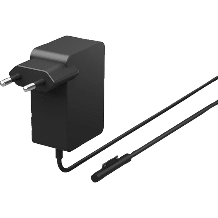 Microsoft Surface Go 24W Power Supply Schwarz