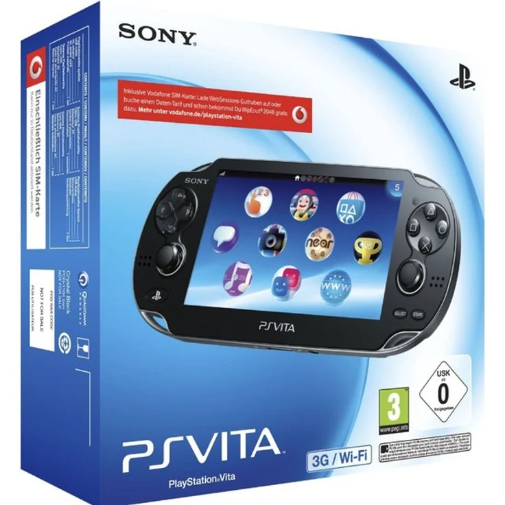 Sony PlayStation Vita Schwarz 512MB – Bild 1