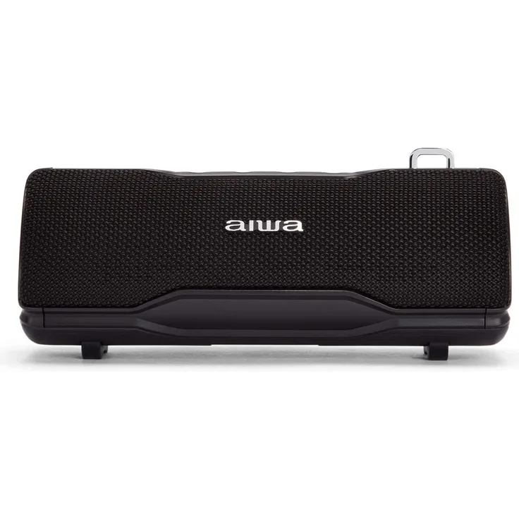 Aiwa BST-500 Bluetooth-Lautsprecher, wasserdicht (IP67), TWS Stereo Speaker, Mikrofon, schwarz