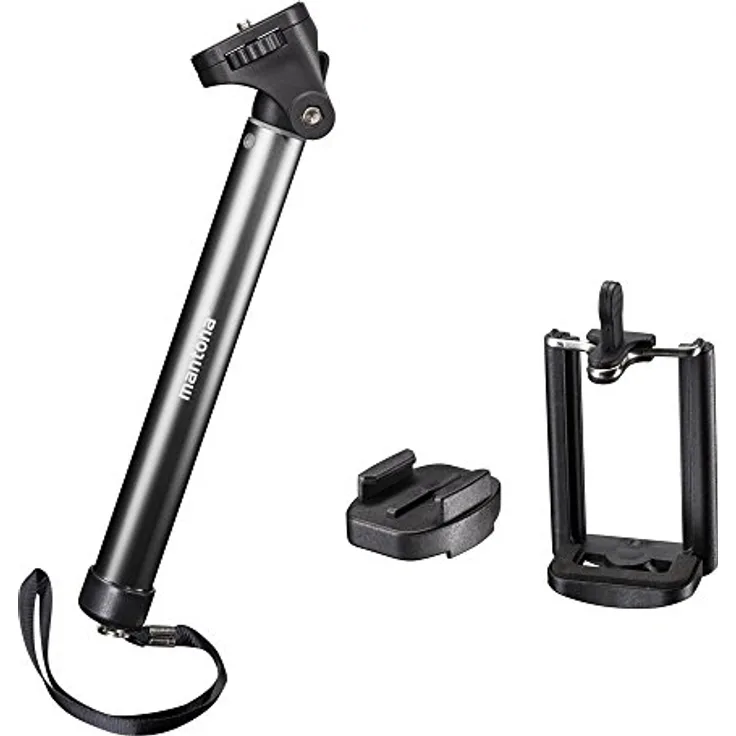 Mantona Handstativ Selfy schwarz für GoPro u.a.