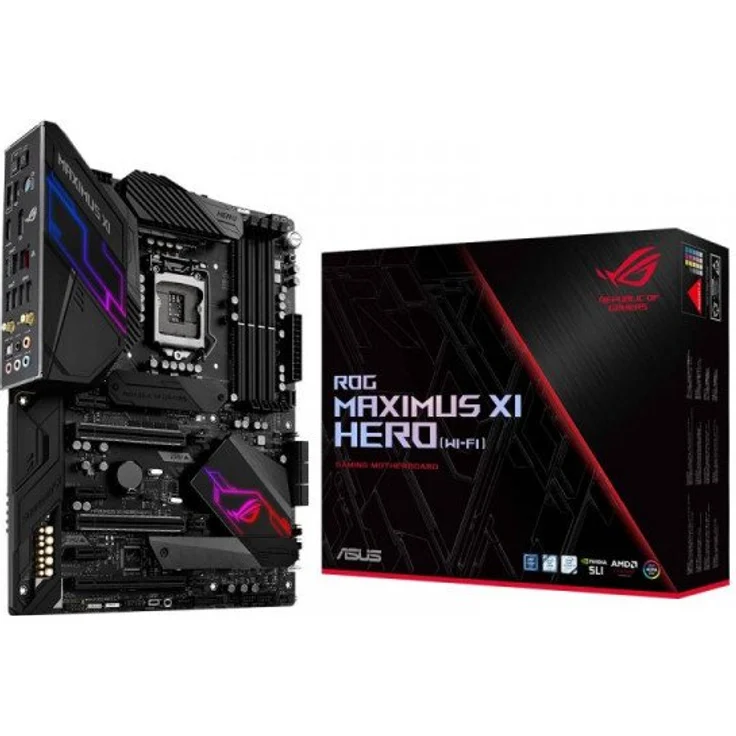 Asus ROG MAXIMUS XI HERO (WI-FI) LGA 1151 (Buchse H4) Intel Z390 ATX (90MB0XR0-M0EAY0) – Bild 1