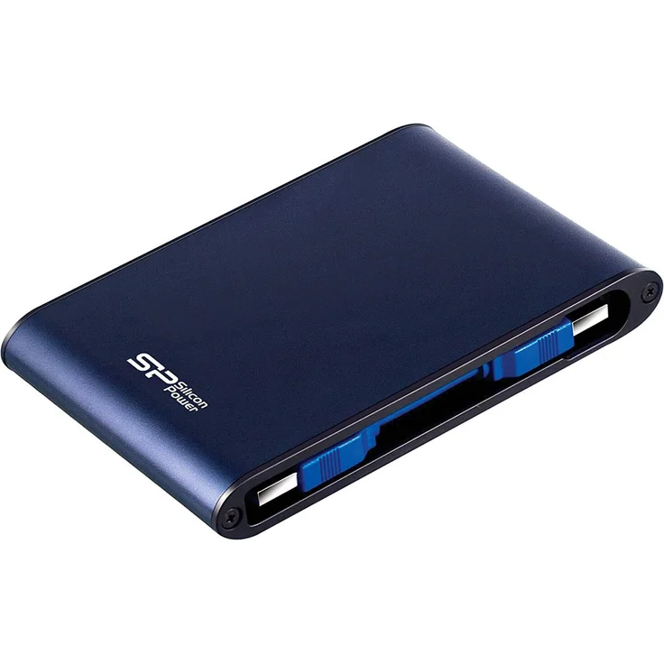 SILICON POWER Armor A80 - Festplatte - 1 TB - extern (tragbar) - 2.5 Zoll (6.4 cm) - USB 3.0 - Blau (SP010TBPHDA80S3B) – Bild 6