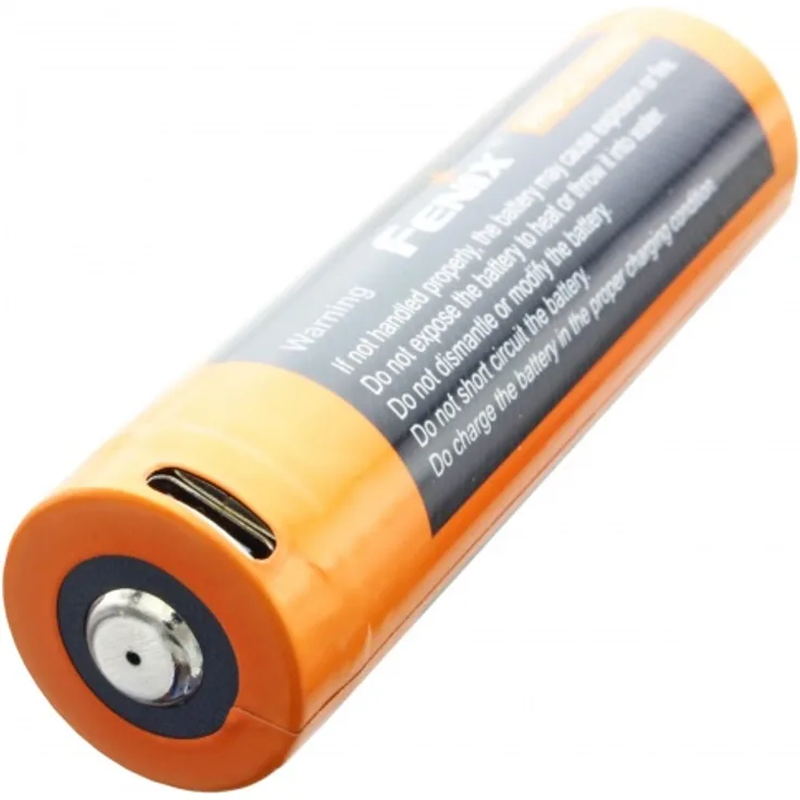 21700 USB Li-ion Akku Fenix ARE-L21-5000U 21700 Abmessungen 76x21,5mm, max. 8A