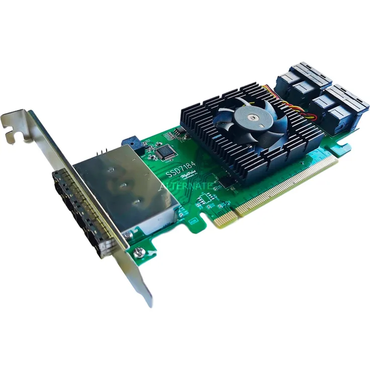 HighPoint NVMe SSD7184 RAID-Karte