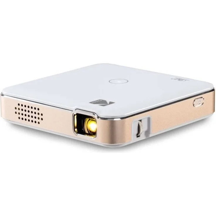 Kodak Luma 150 Mini-Beamer, DLP, VGA (640 x 480), Kontrast 1500:1, 150 ANSI-Lumen, weiß/rosegold – Bild 2
