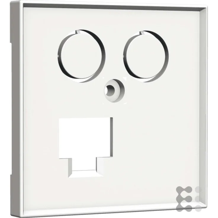 HOMEWAY HWZL0RWG55V1 Zentralplatte TV+LAN 55x55