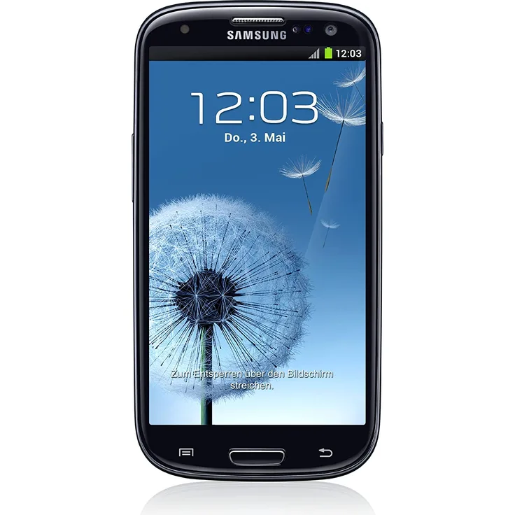 Samsung Galaxy S3 Smartphone 12,19cm Pixel (4,8 Zoll) HD Super AMOLED-Display, 16GB interner Speicher, 1GB RAM, Android, Schwarz
