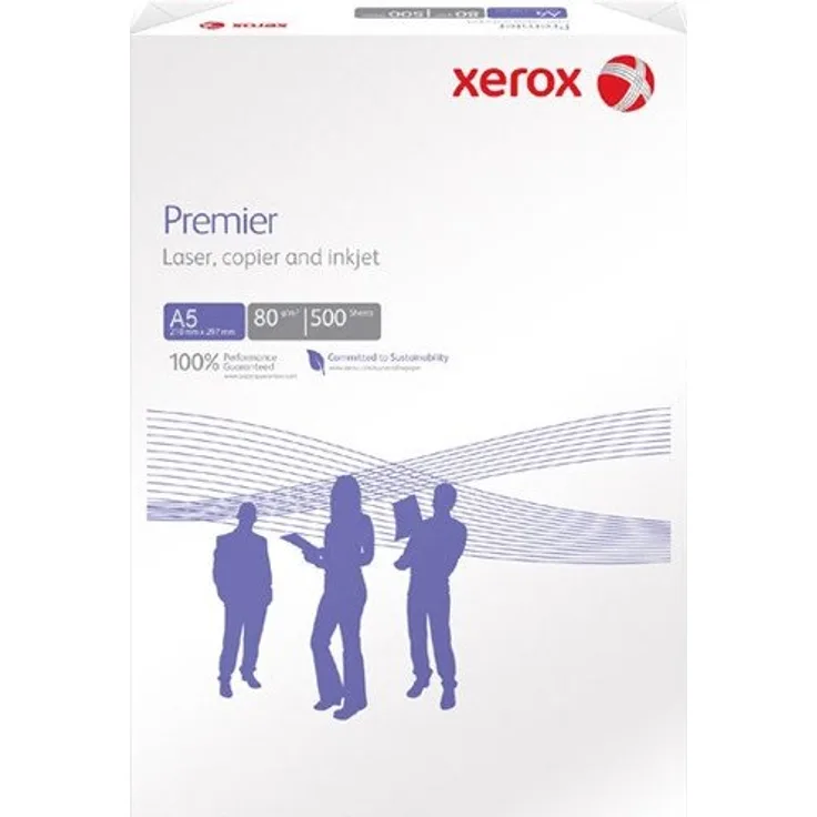 Xerox 003R91832 Premier ECF Kopier-, Druckerpapier, DIN A5, 80 g-m², 500 Blatt, weiß