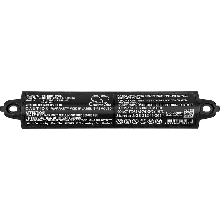 Ersatzakku - CS-BSE107SL - Bose Soundlink 3 - 404600 - 330105 - 11,1 Volt 2200mAh Li-Ion