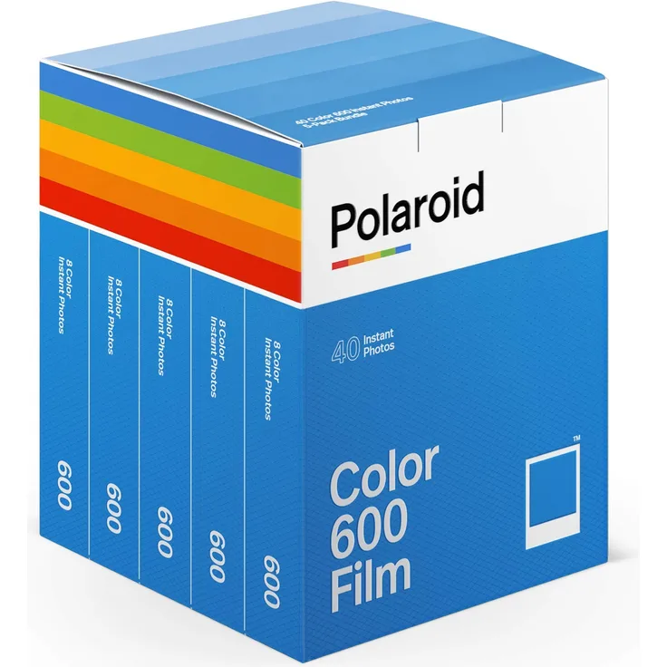 Polaroid - 6013 - Sofortbildfilm Fabre fûr 600 und i-Type – 5 Packs - 40 Fotos