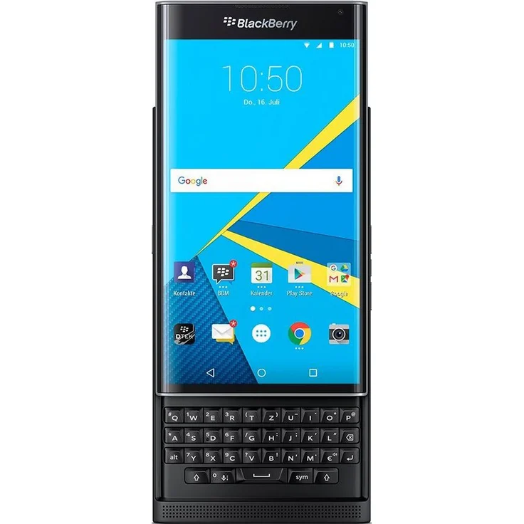 BlackBerry Priv Smartphone 13,72cm Pixel (5,4 Zoll) AMOLED-Display, 32GB interner Speicher, 3GB RAM, Android, Schwarz – Bild 2