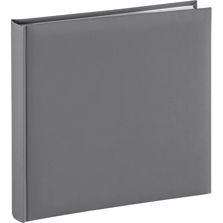 Hama Fotoalbum Jumbo 30x30 cm (Fotobuch mit 80 weißen Seiten, Album für 320 Fotos zum Selbstgestalten und Einkleben) grau - Preisvergleich – Bild 1