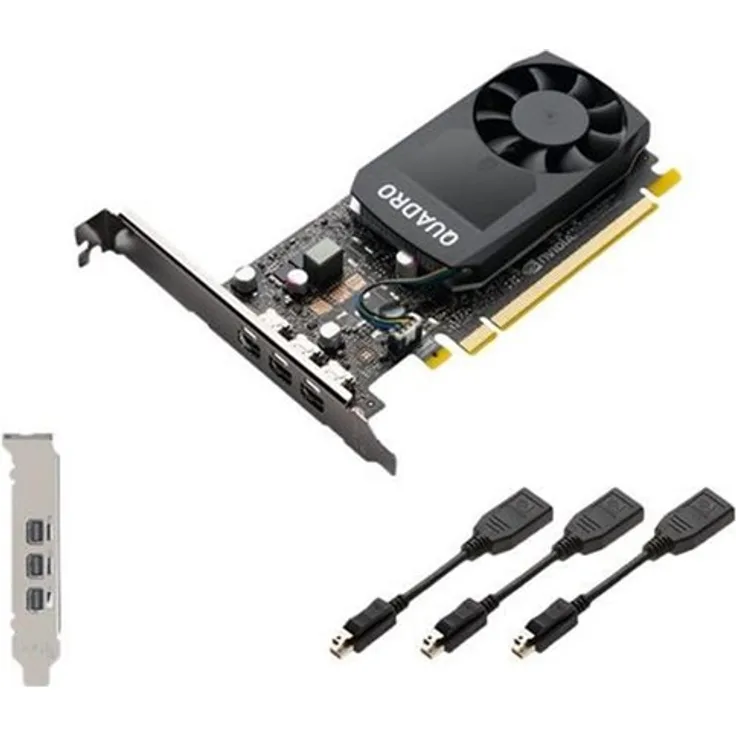 PNY Quadro P400 DVI V2, 2GB GDDR5, 3x mDP (VCQP400DVIV2-PB)