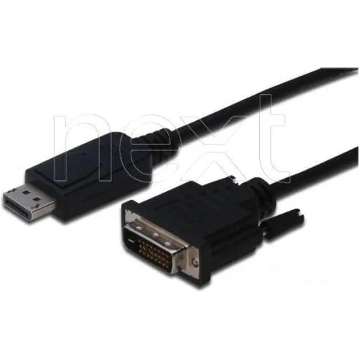 Assmann DisplayPort adapter cable. DP - DVI (24+1) M/M. 5.0m. w/interlock. DP 1.2 compatible. UL. CE. bl (AK-340301-050-S)
