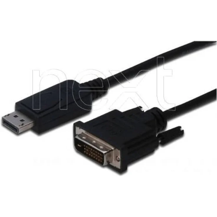 Assmann DisplayPort adapter cable. DP - DVI (24+1) M/M. 5.0m. w/interlock. DP 1.2 compatible. UL. CE. bl (AK-340301-050-S) – Bild 1