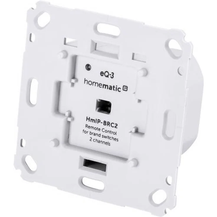 Homematic IP Wandtaster für Markenschalter – 2-fach (HmIP-BRC2) – Bild 1