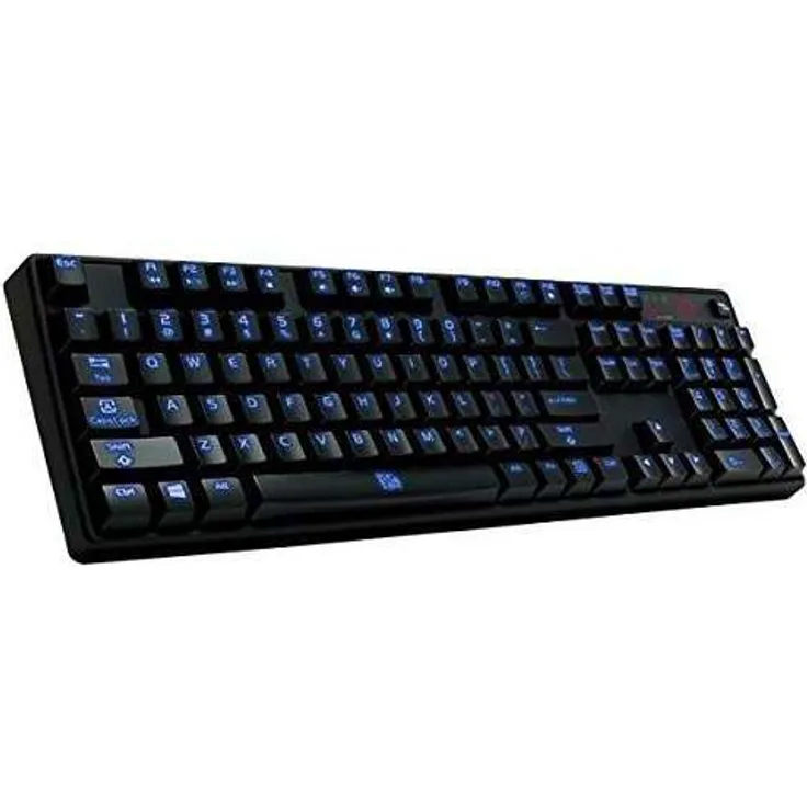 Tt eSPORTS Poseidon Z Illuminated Brown Switch Edition - Tastatur - hinterleuchtet - USB - Schwarz (KB-PIZ-KBBLGR-01) Englisch QWERTY