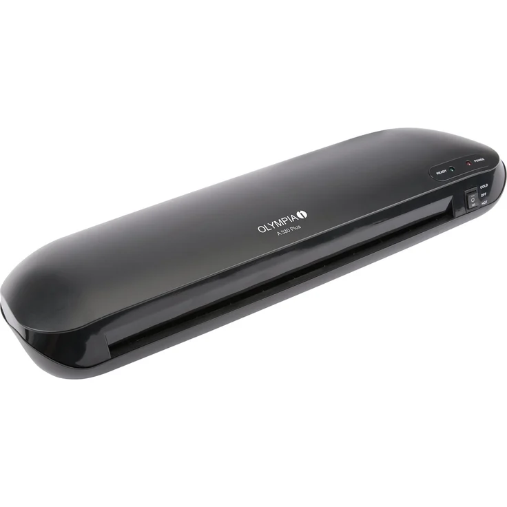 Olympia A 330 Plus Laminiergerät A3 (mit Folien, Heiß- und Kaltlaminieren, 75 -125 micron, Super flach, Laminiermaschine für klare und matte Folien, Laminator für Laminiertaschen in schwarz) – Bild 1