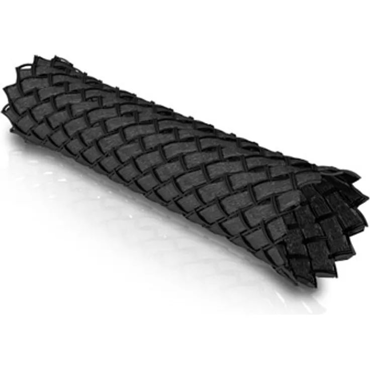 ViaBlue Geflechtschlauch Black 1,00m : Medium (6,0 - 14,0mm)