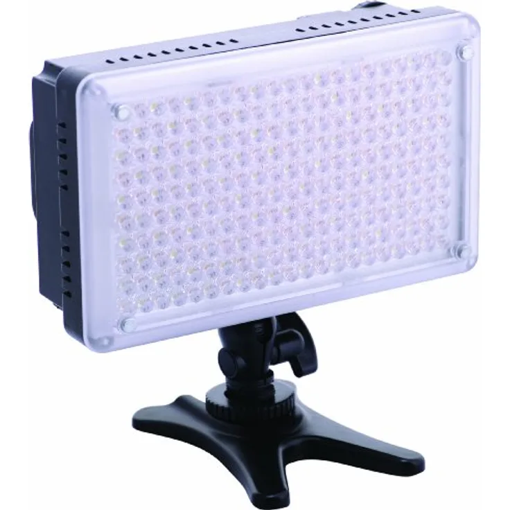 REFLECTA 20375 RPL 210-VCT, LED Videoleuchte, Schwarz, passend für Kamera, Camcorder