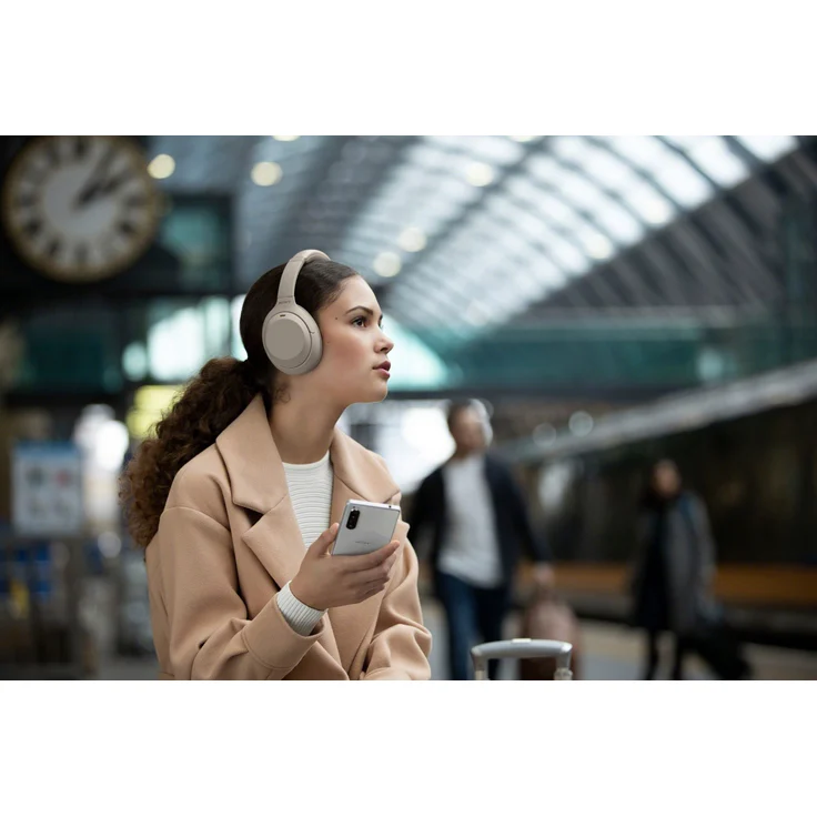 Sony WH-1000XM4 kabellose Bluetooth Noise Cancelling Kopfhörer (30h Akku, Touch Sensor, Schnellladefunktion, optimiert für Amazon Alexa, Headset mit Mikrofon) Silber – Bild 11