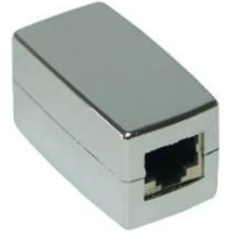 Alcasa RJ45-RJ45, f-f RJ45 RJ45 Metallisch (MOD8-CO)