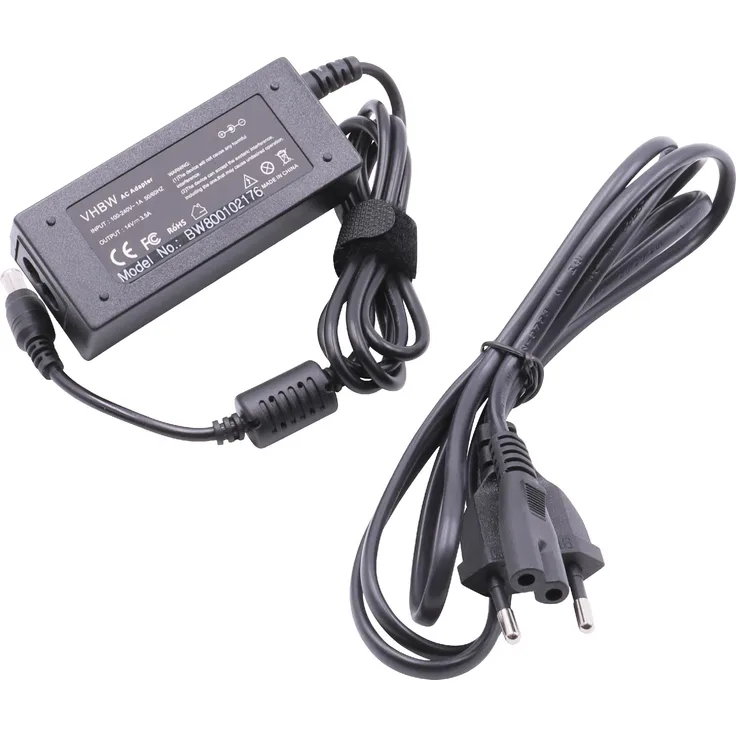 vhbw Display Netzteil 14V, 3.5A, 50W passend für Monitor Samsung S23B550V, S23B550V, S23C350H, S23C570H, S24A350H, S24B150BL