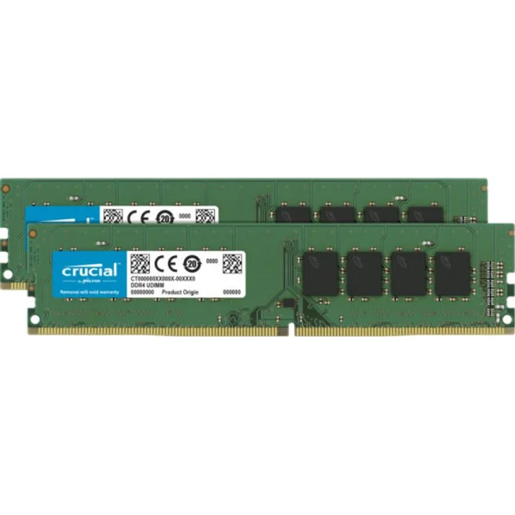 Crucial CT2K8G4DFRA32A 16GB (8GB x2) Speicher Kit (DDR4, 3200 MT-s, PC4-25600, DIMM, 288-Pin) - Preisvergleich – Bild 1