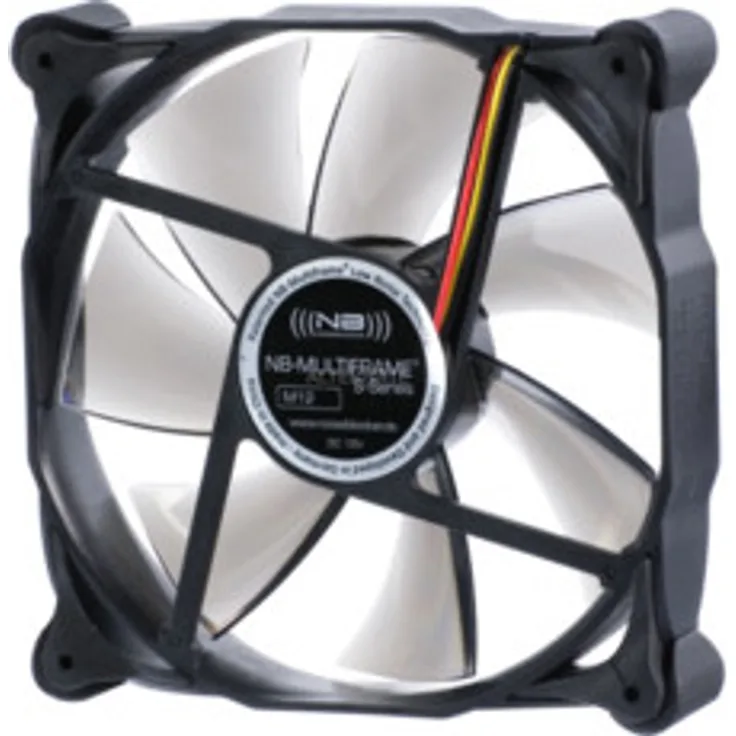 Noiseblocker Multiframe M12-S2 (3-Pin-Anschluss, Transparent) (M12-S2)
